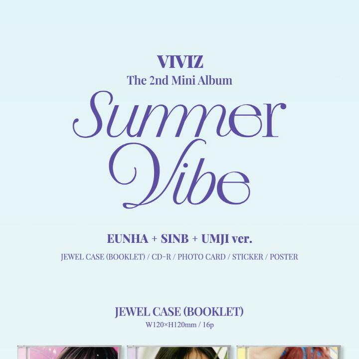 RANDOM] VIVIZ - SUMMER VIBE (2ND MINI ALBUM) JEWEL CASE | OLIVE