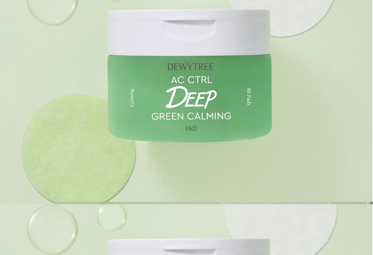 Dewytree AC CTRL EX Deep Green Calming Pad 60Pads Special Set (+20