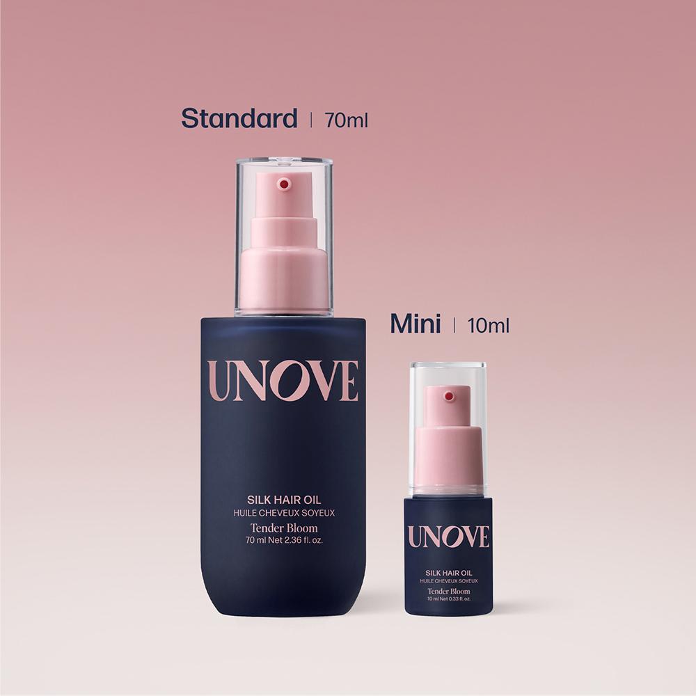 UNOVE Silk Hair Oil Essence 70ml Double Pack (4 Options)