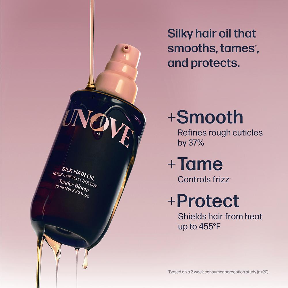 UNOVE Silk Hair Oil Essence 70ml Double Pack (4 Options)