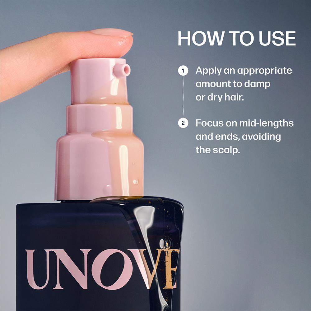 UNOVE Silk Hair Oil Essence 70ml Double Pack (4 Options)
