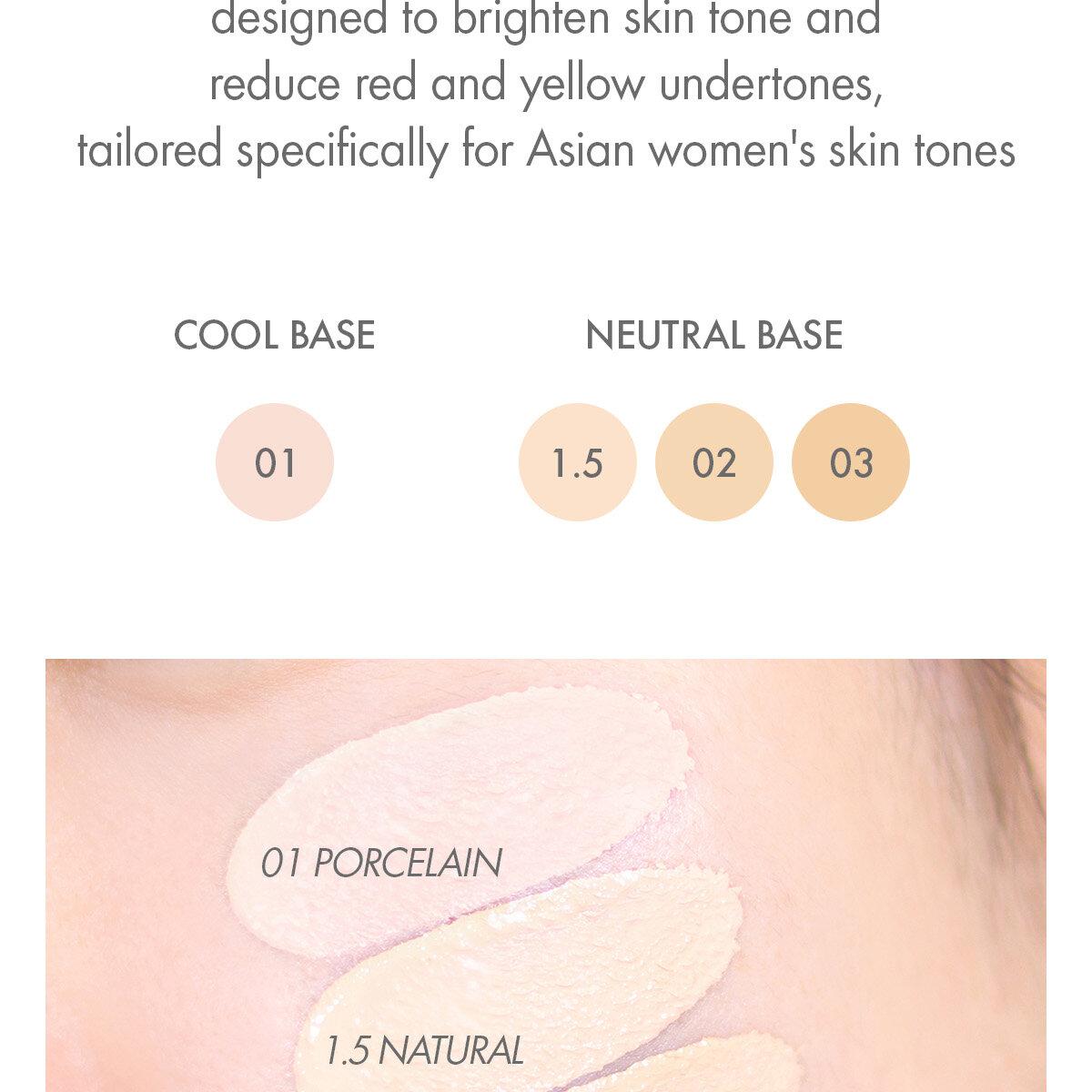 AMUSE Ceramic Skin Perfector Foundation 30ml/15ml | OLIVE