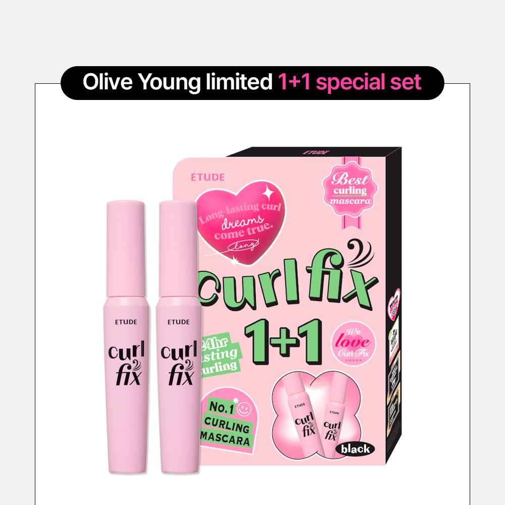 ETUDE Curl Fix Mascara 1+1 Set (5 Options)