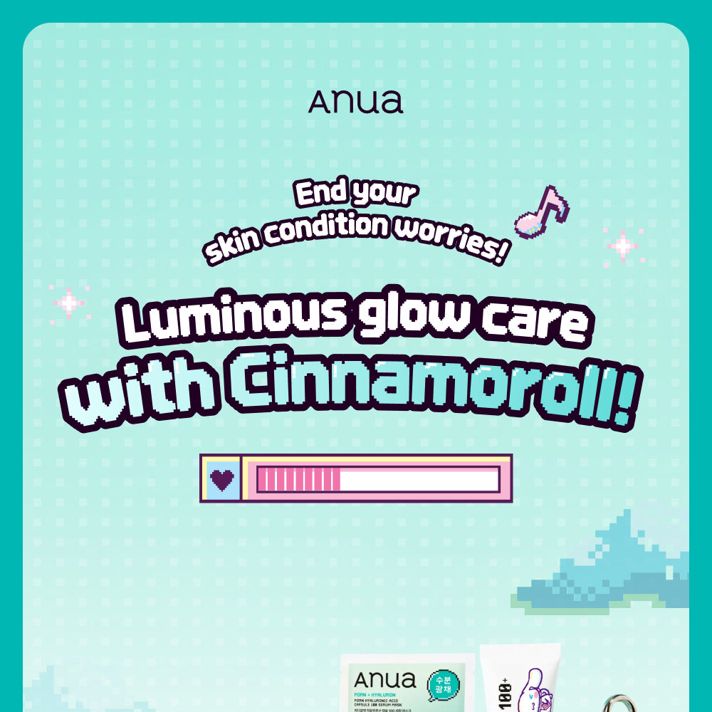 [Sanrio EDITION] Anua PDRN Hyaluronic Acid 100 Moisturizing Cream 60ml*2ea (2 Options)