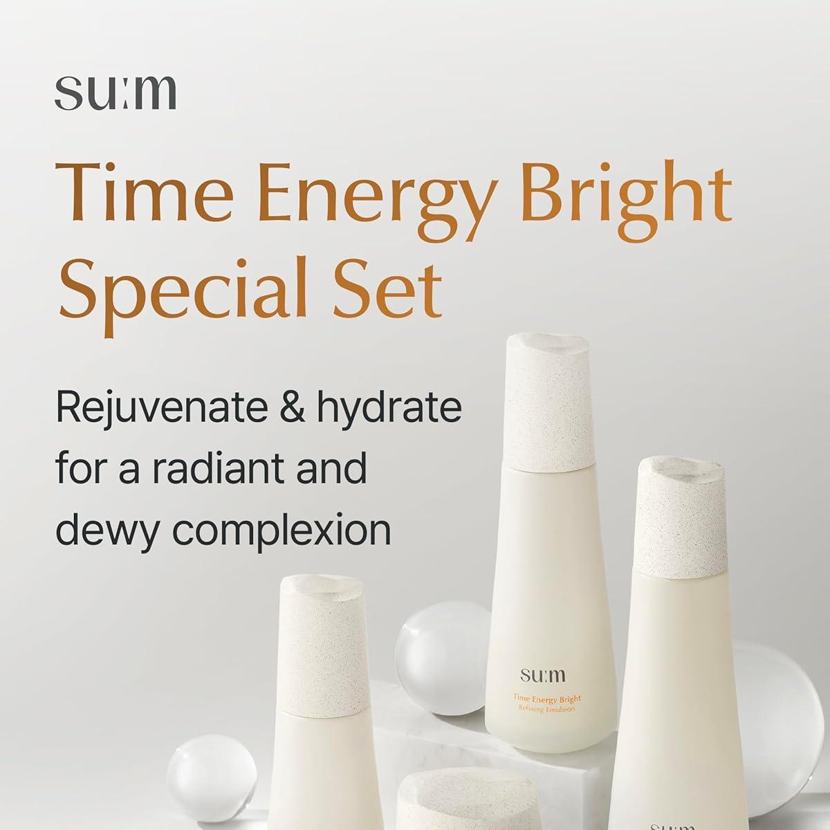 SUM37 Time Energy Bright Basic Skincare Special Set (Toner 170ml+