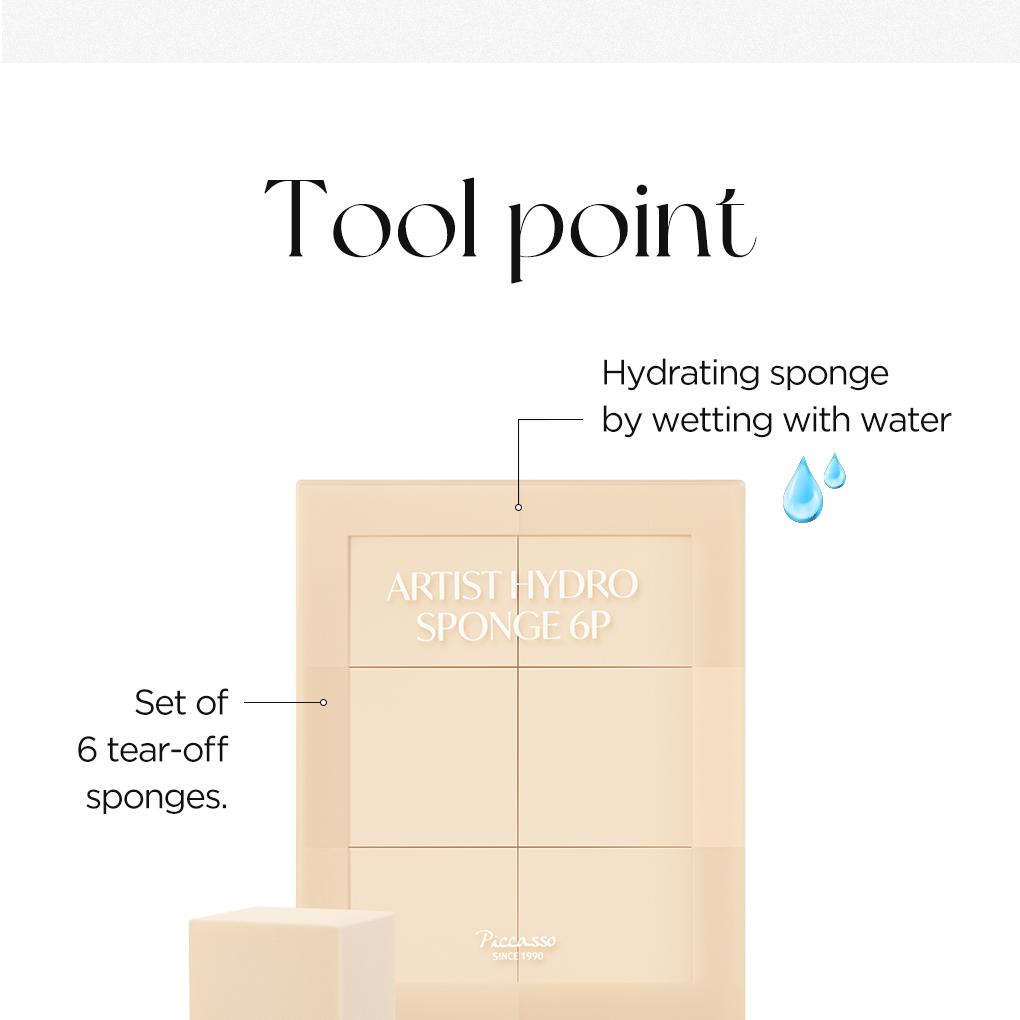 PICCASSO Hydro Sponge 6P | OLIVE YOUNG Global