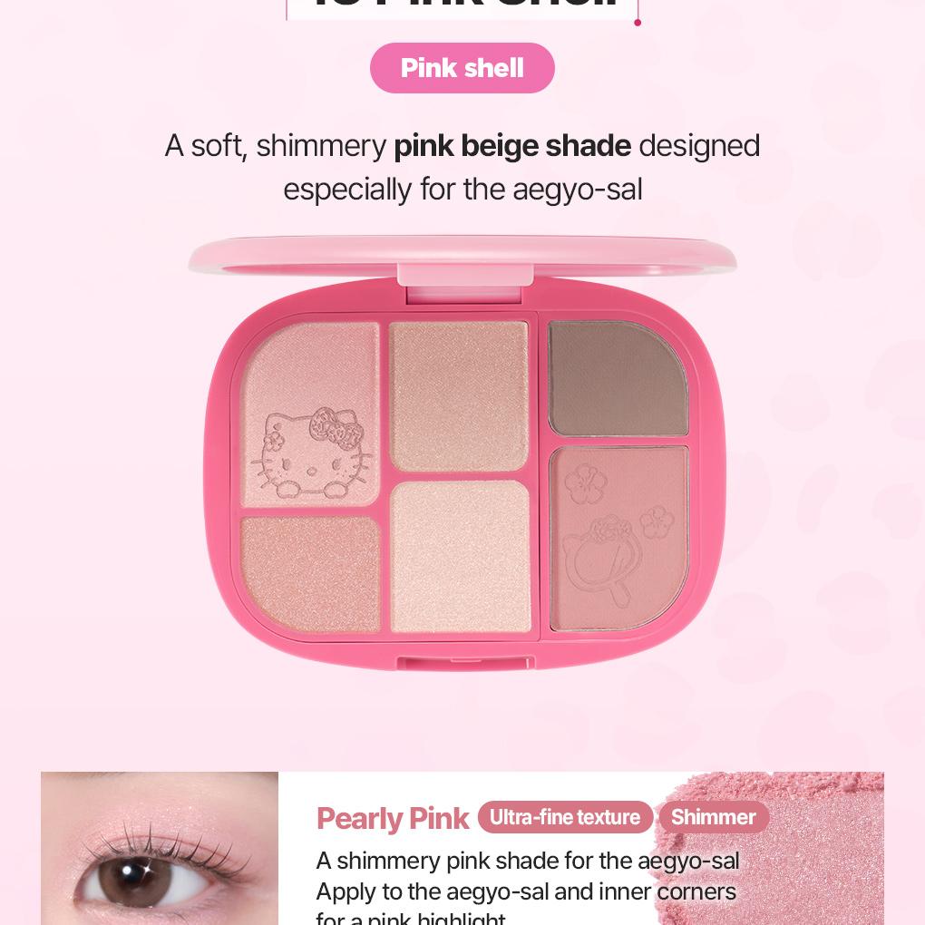 [Sanrio EDITION] WAKEMAKE Lip & Eye Kit (Warm Tone / Cool Tone)