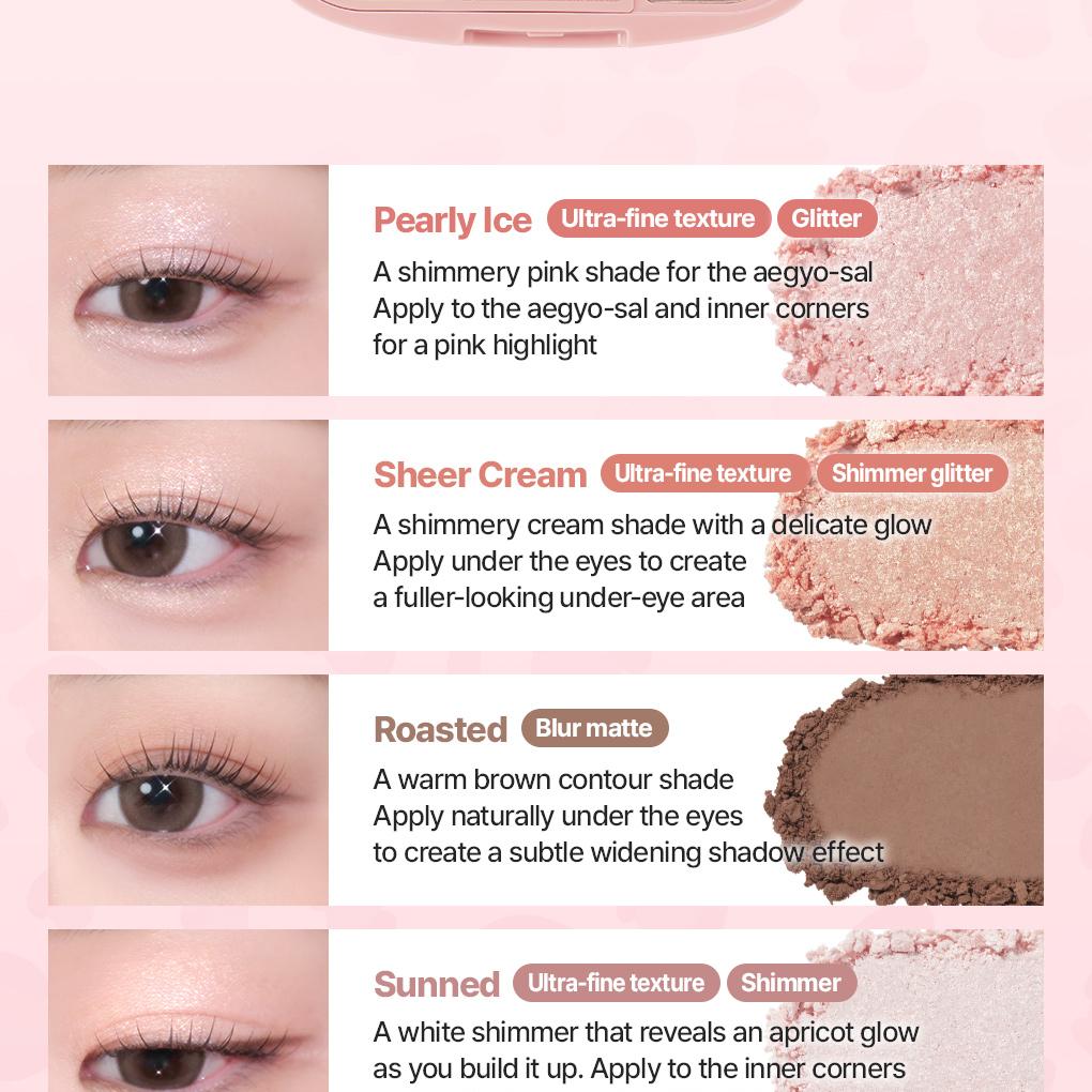 [Sanrio EDITION] WAKEMAKE Lip & Eye Kit (Warm Tone / Cool Tone)