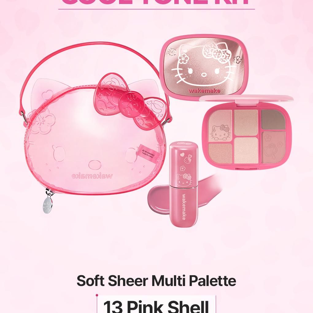 [Sanrio EDITION] WAKEMAKE Lip & Eye Kit (Warm Tone / Cool Tone)