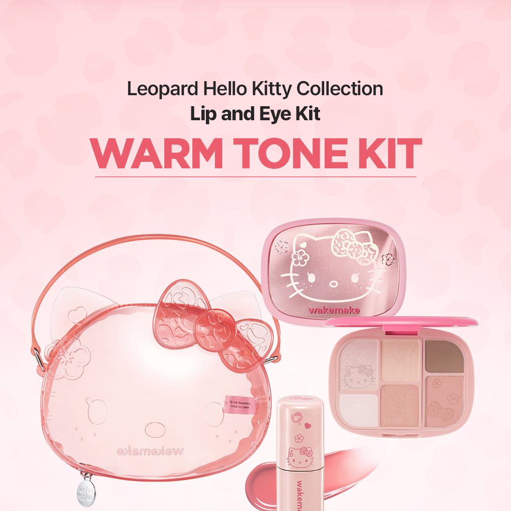 [Sanrio EDITION] WAKEMAKE Lip & Eye Kit (Warm Tone / Cool Tone)