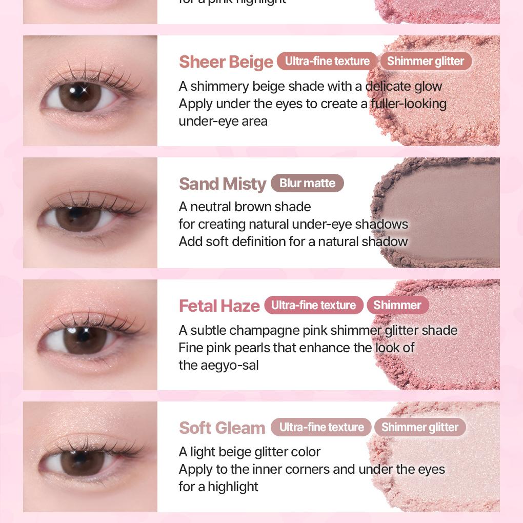 [Sanrio EDITION] WAKEMAKE Lip & Eye Kit (Warm Tone / Cool Tone)