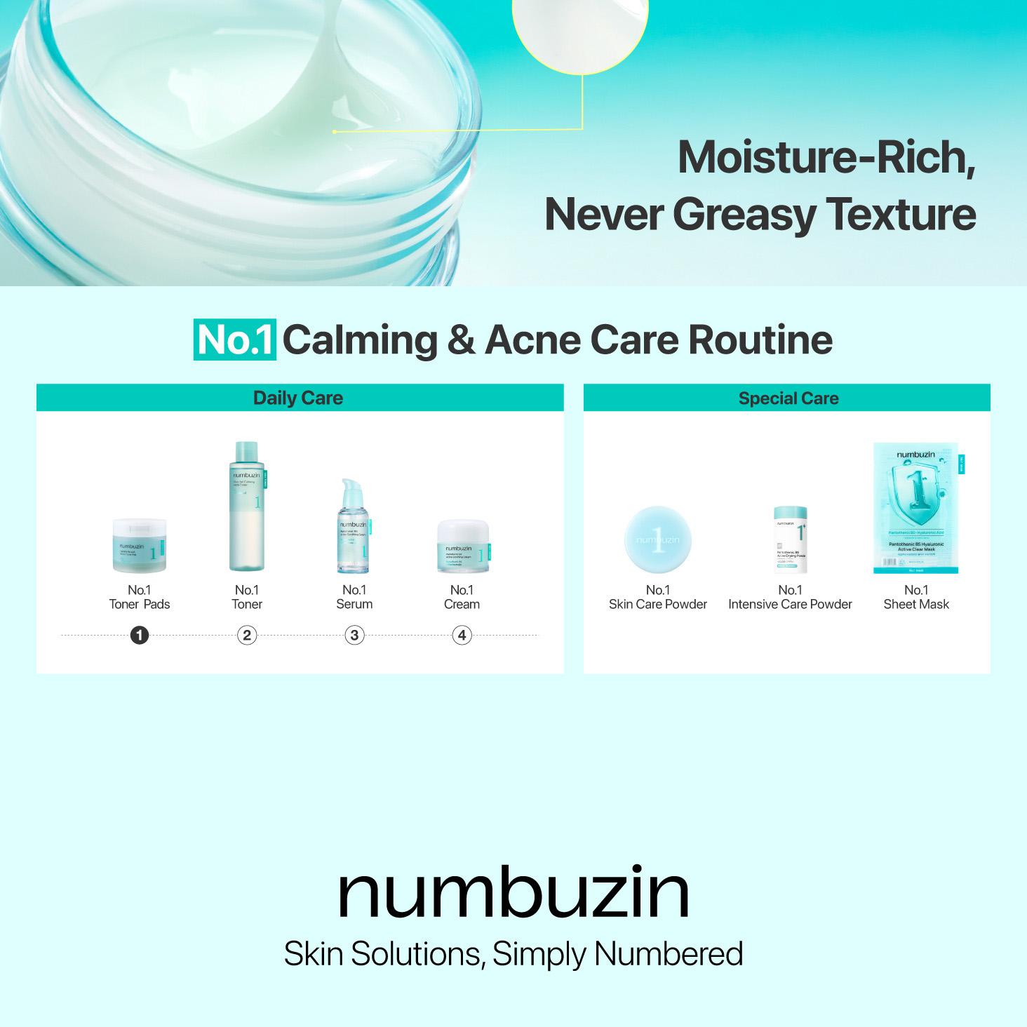 numbuzin No. 1 Pantothenic B5 Active Soothing Cream 80mL Special