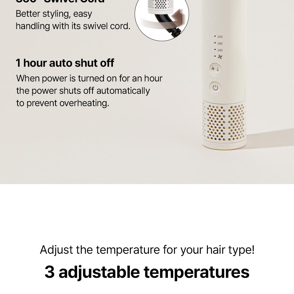 VODANAヒートカバースピンアイロン 34mm アイボリームード VODANAヒートカバースピンアイロン 34mm アイボリームード