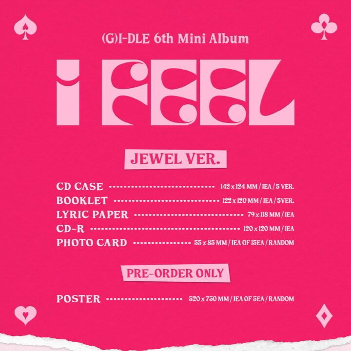i-dle アルバムJewel ver CD 新品未開封 50枚 i-dle アルバムJewel ver