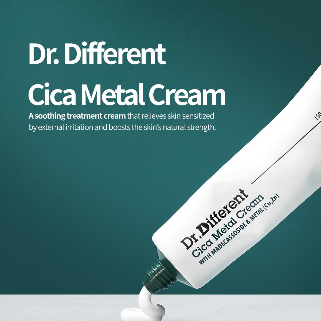 Dr.Different Cica Metal Cream 50g Special Set (+Cica Cream