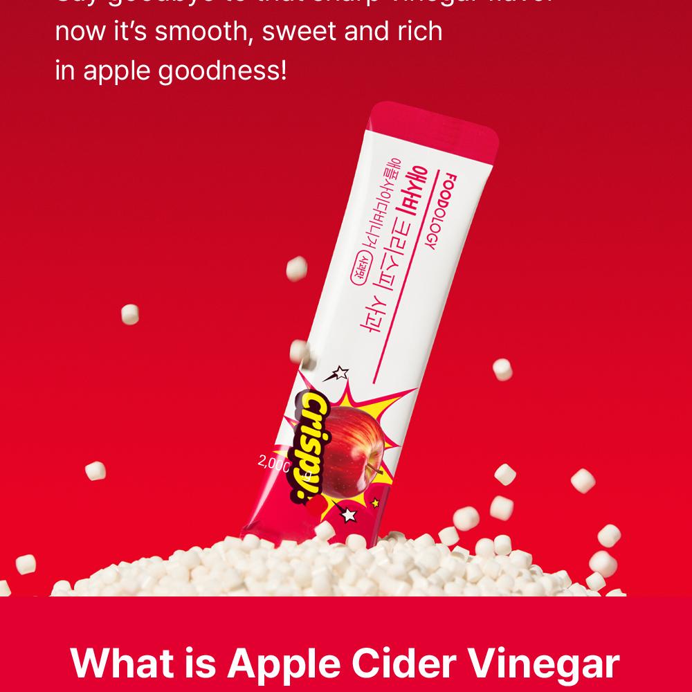 FOODOLOGY Apple Cider Vinegar Crispy #Peach 14 Sticks | OLIVE