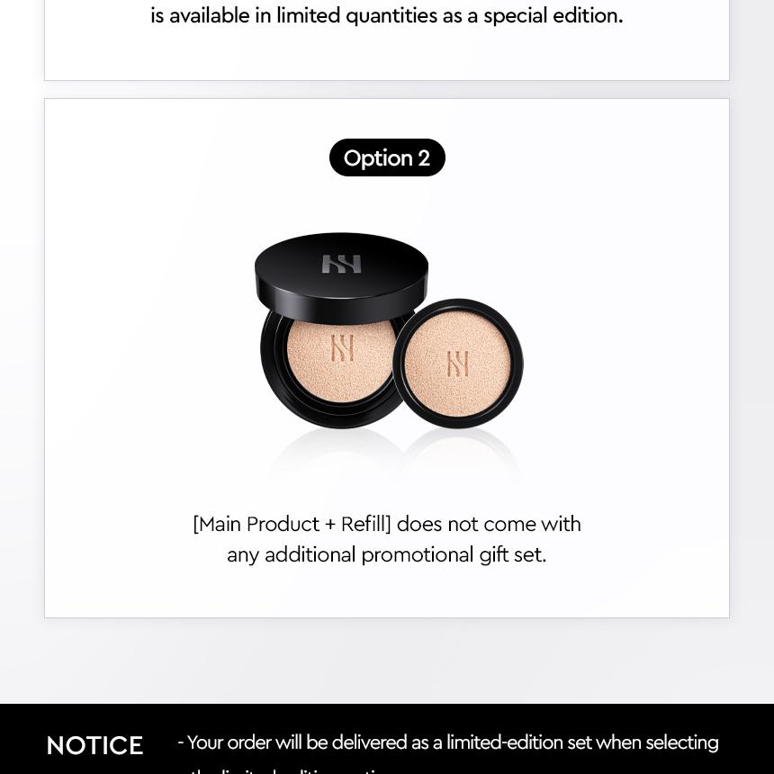 HERA Black Cushion Foundation Refill Set (9 Shades)