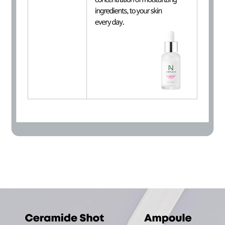 AMPLE:N Ceramide Shot Ampoule 30mL | OLIVE YOUNG Global