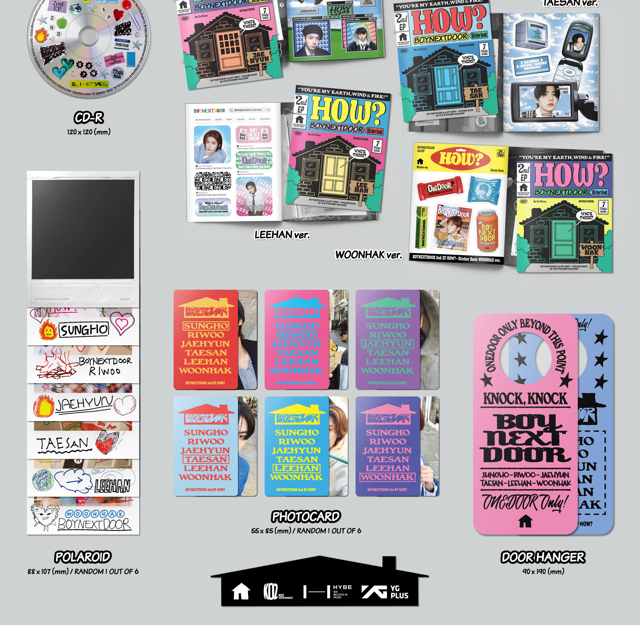 BOYNEXTDOOR 2nd EP [HOW?] (Sticker ver.) | OLIVE YOUNG Global