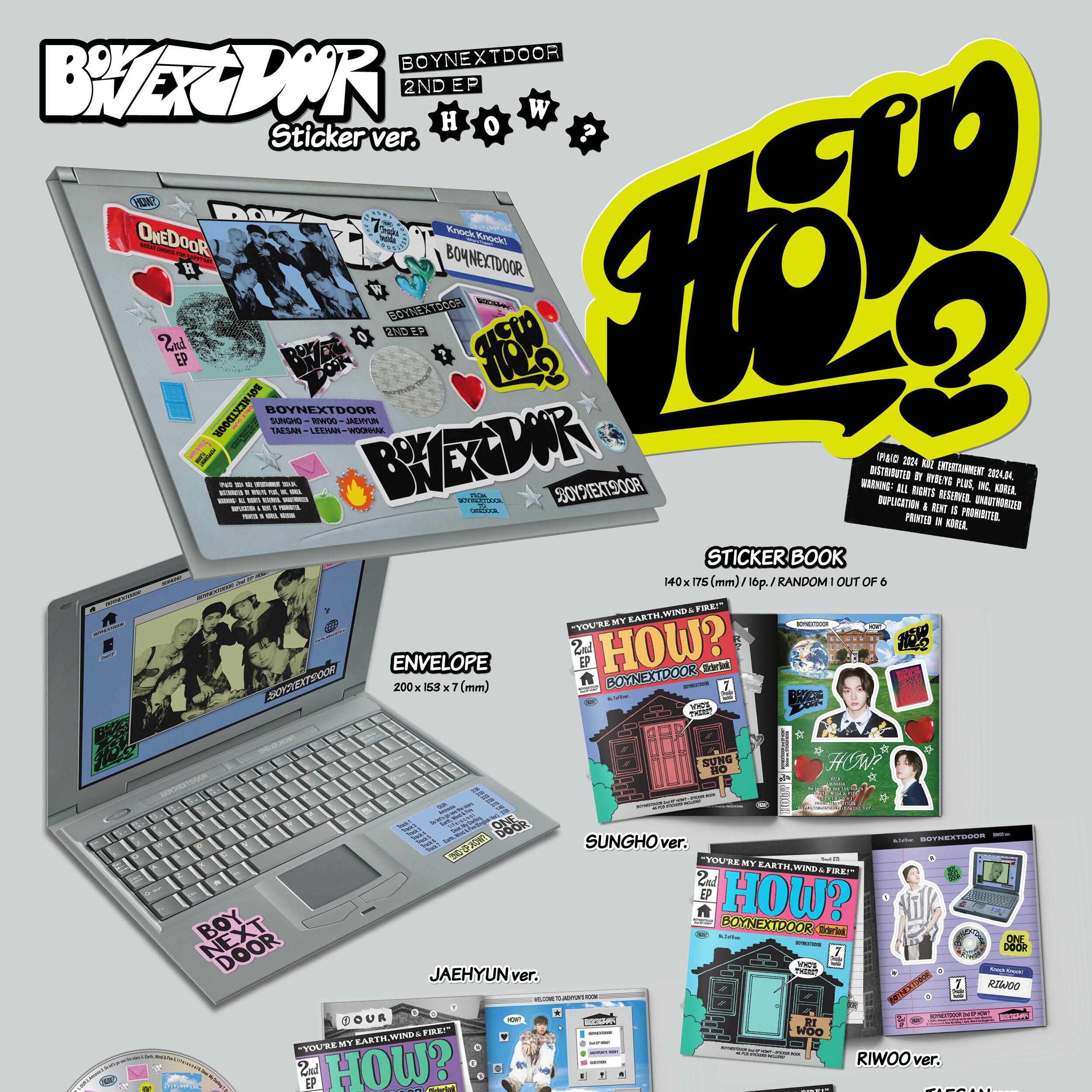 BOYNEXTDOOR 2nd EP [HOW?] (Sticker ver.) | OLIVE YOUNG Global