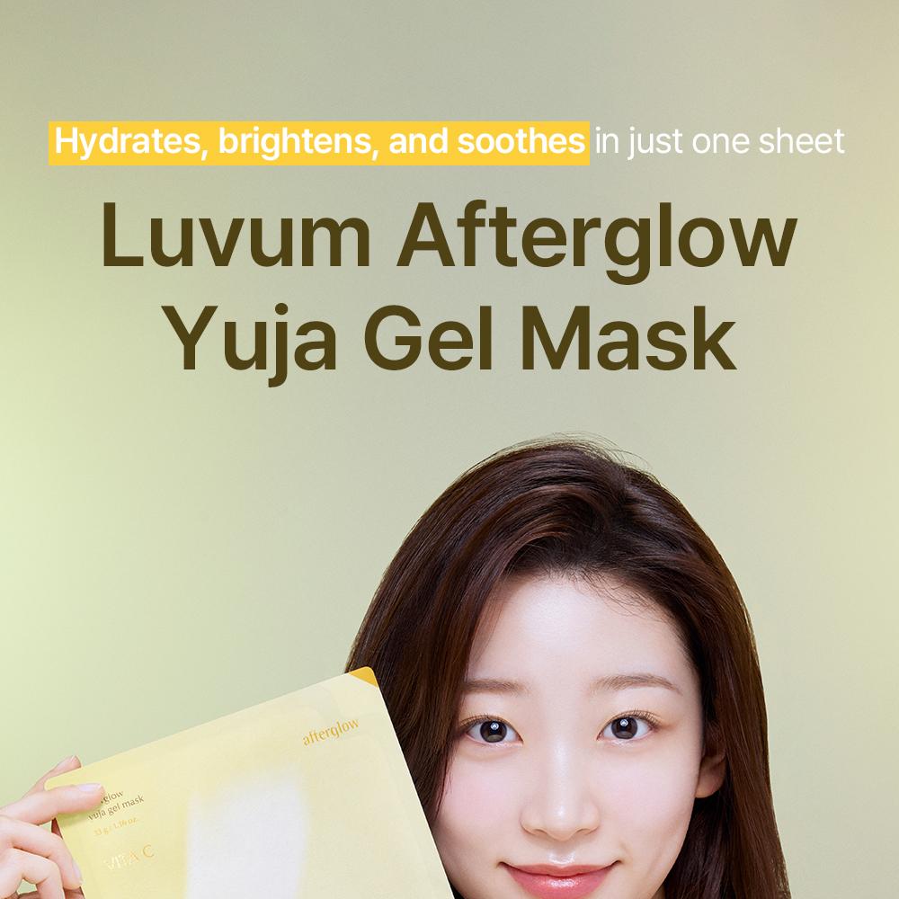 ユースエクセンドリフトユークリーム/たるみ/黄くすみ luvum Afterglow Yuja Gel Mask Sheet 3ea | OLIVE YOUNG Global