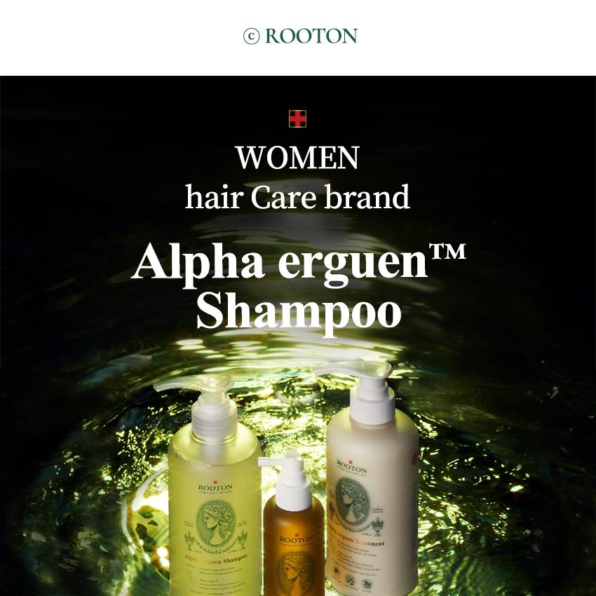 ROOTON Alpha Erguen Shampoo 500mL+70mL Special Set | OLIVE