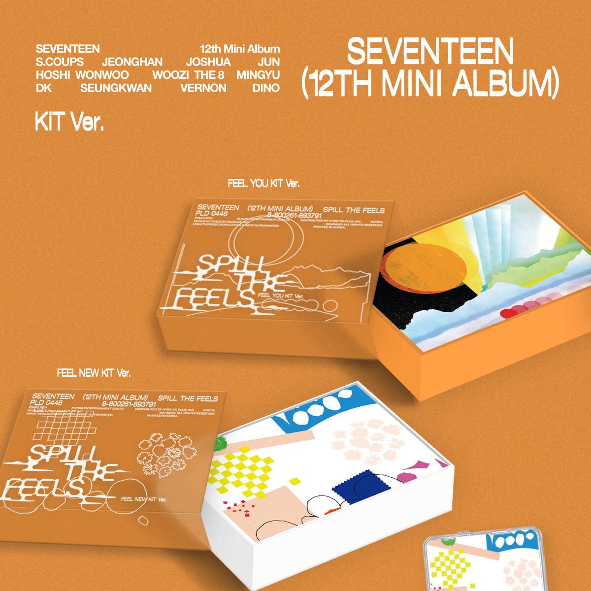SEVENTEEN ジョンハン SPILL THE FEELS KIT ① SEVENTEEN 12th Mini Album 'SPILL THE FEELS' KiT Ver. (1 set