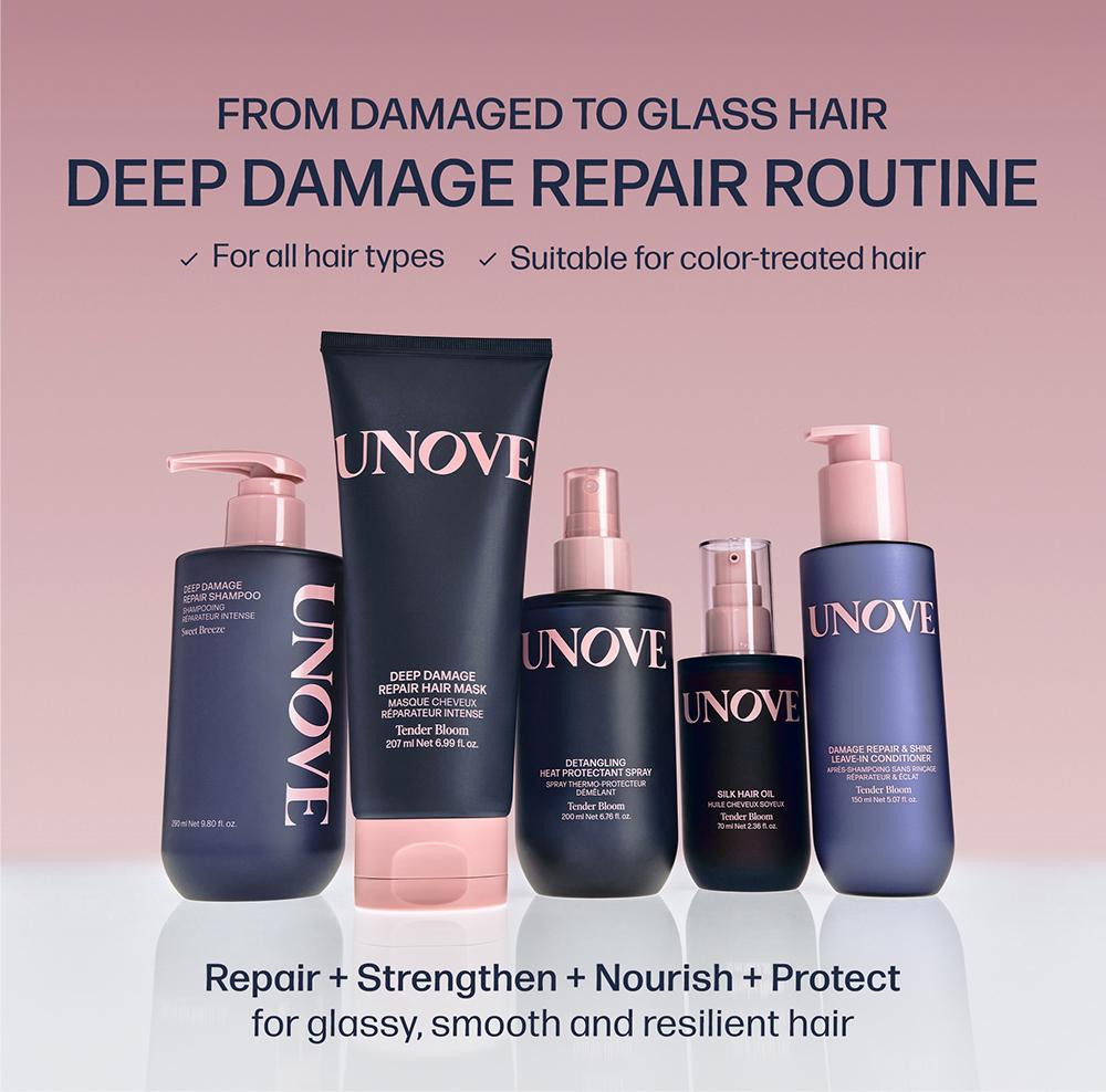 UNOVE Deep Damage Repair Hair Mask 320mL Double Pack (5 Options)