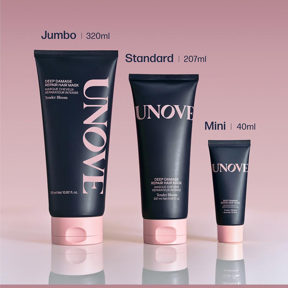 UNOVE Deep Damage Repair Hair Mask 320mL Double Pack (5 Options)