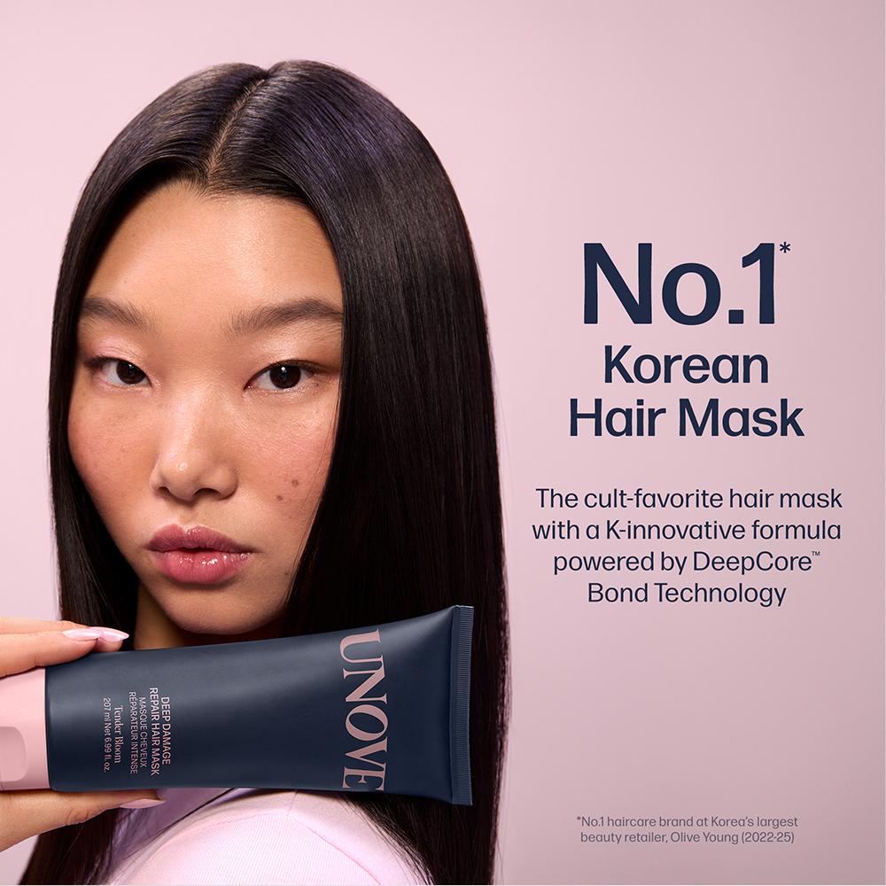UNOVE Deep Damage Repair Hair Mask 320mL Double Pack (5 Options)