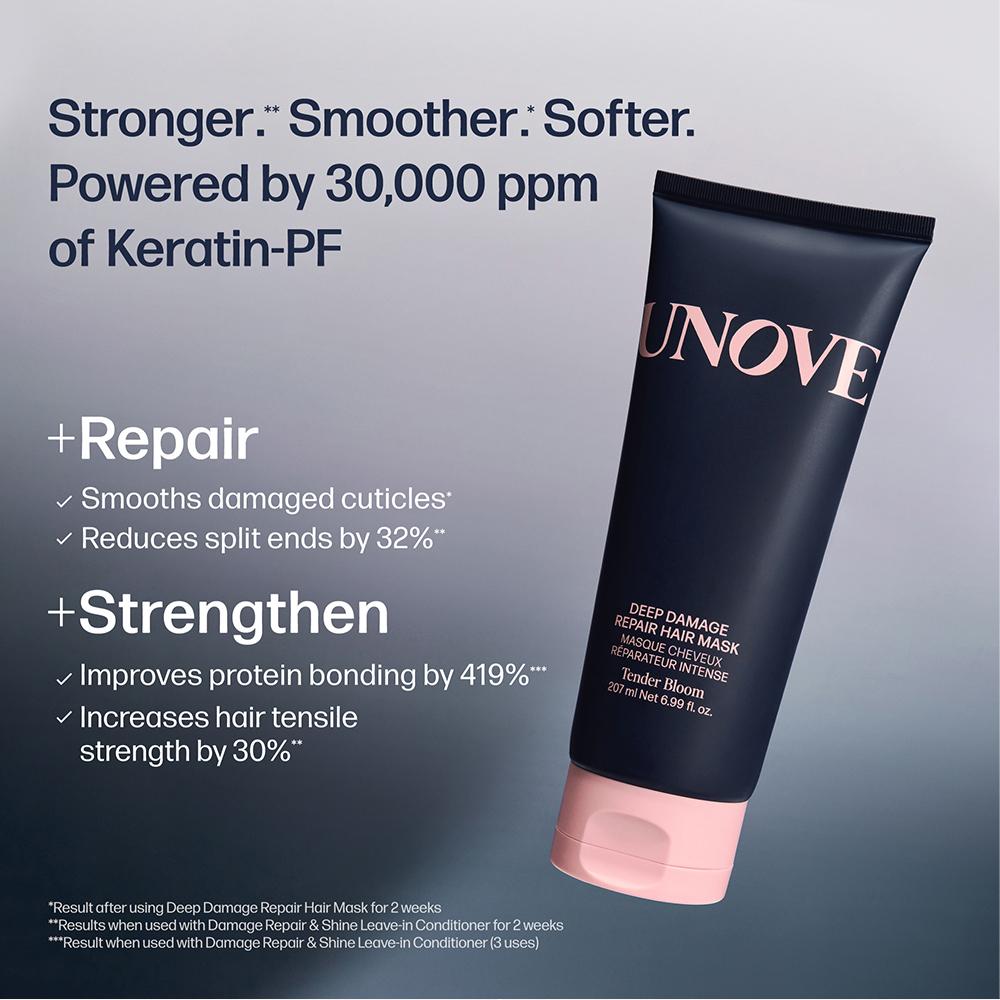 UNOVE Deep Damage Repair Hair Mask 320mL Double Pack (5 Options)