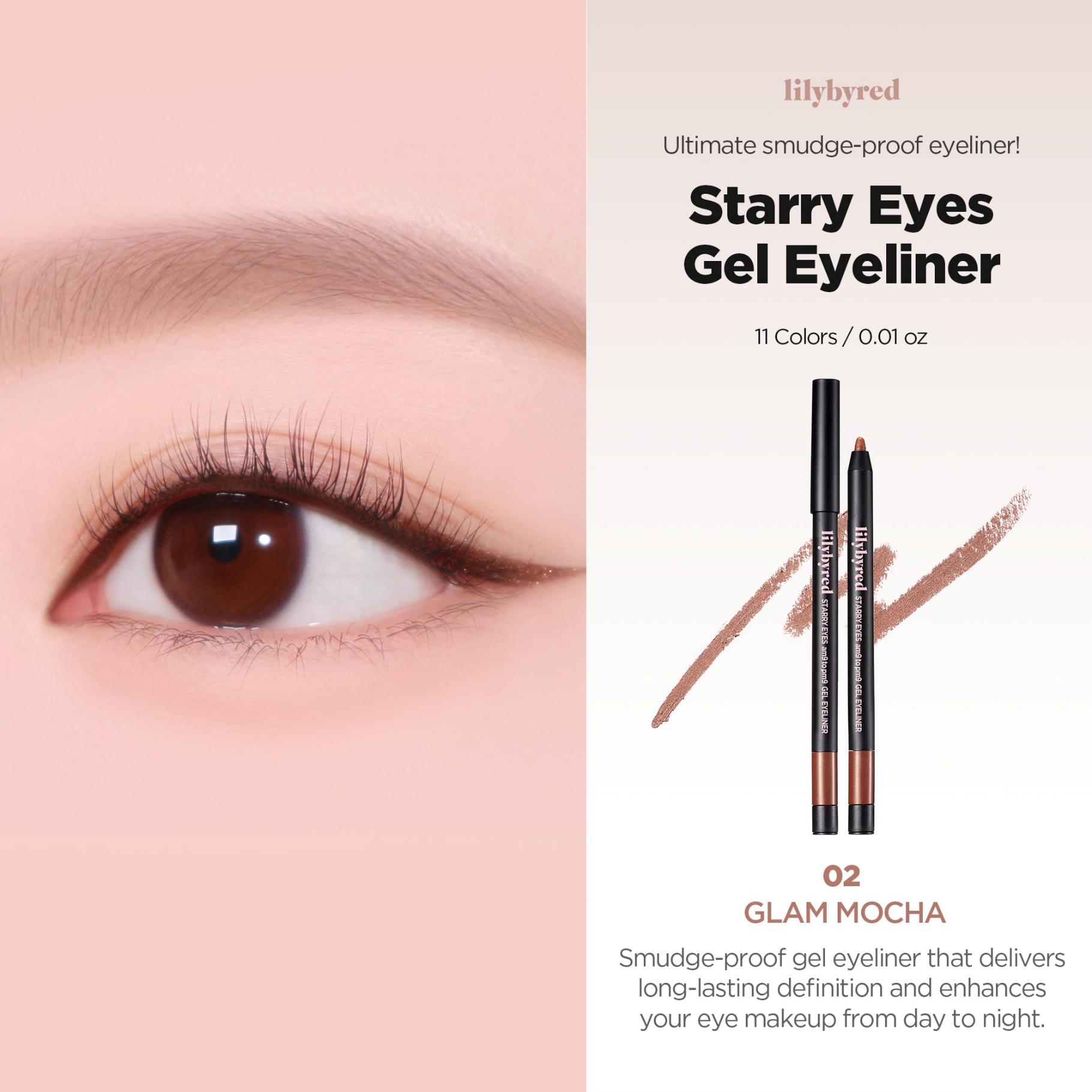 July star カラージェルアイライナー　01 赤　レッド　新品 Lilybyred / Starry Eyes Am9 to Pm9 Gel Eyelinerの公式商品