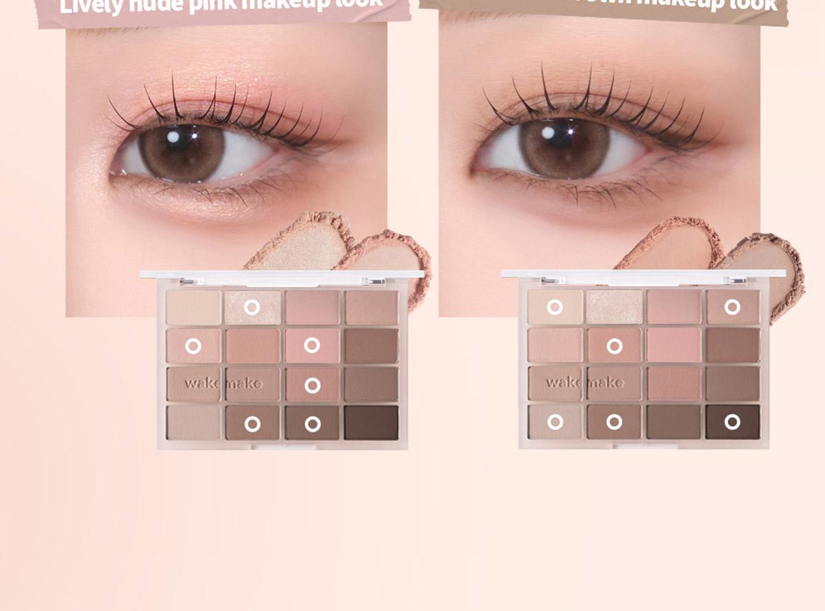 [Sanrio EDITION] WAKEMAKE Soft Blurring Eye Palette (Set/Single) (26 Options)