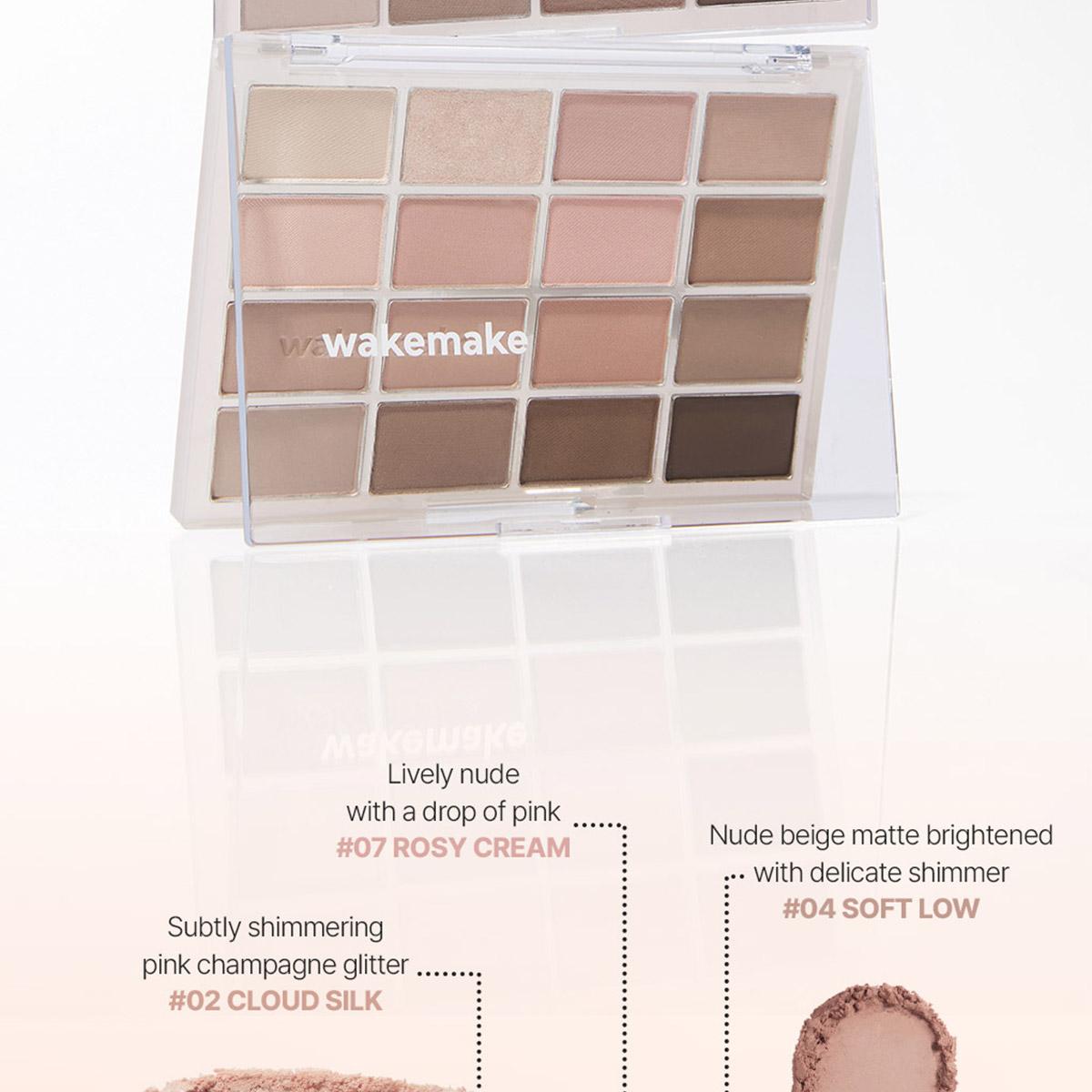 [Sanrio EDITION] WAKEMAKE Soft Blurring Eye Palette (Set/Single) (26 Options)