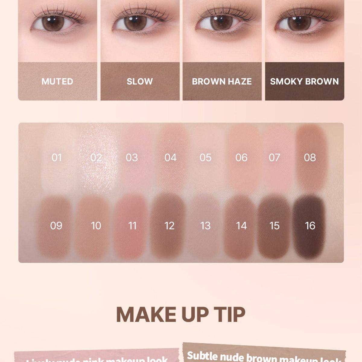 [Sanrio EDITION] WAKEMAKE Soft Blurring Eye Palette (Set/Single) (26 Options)