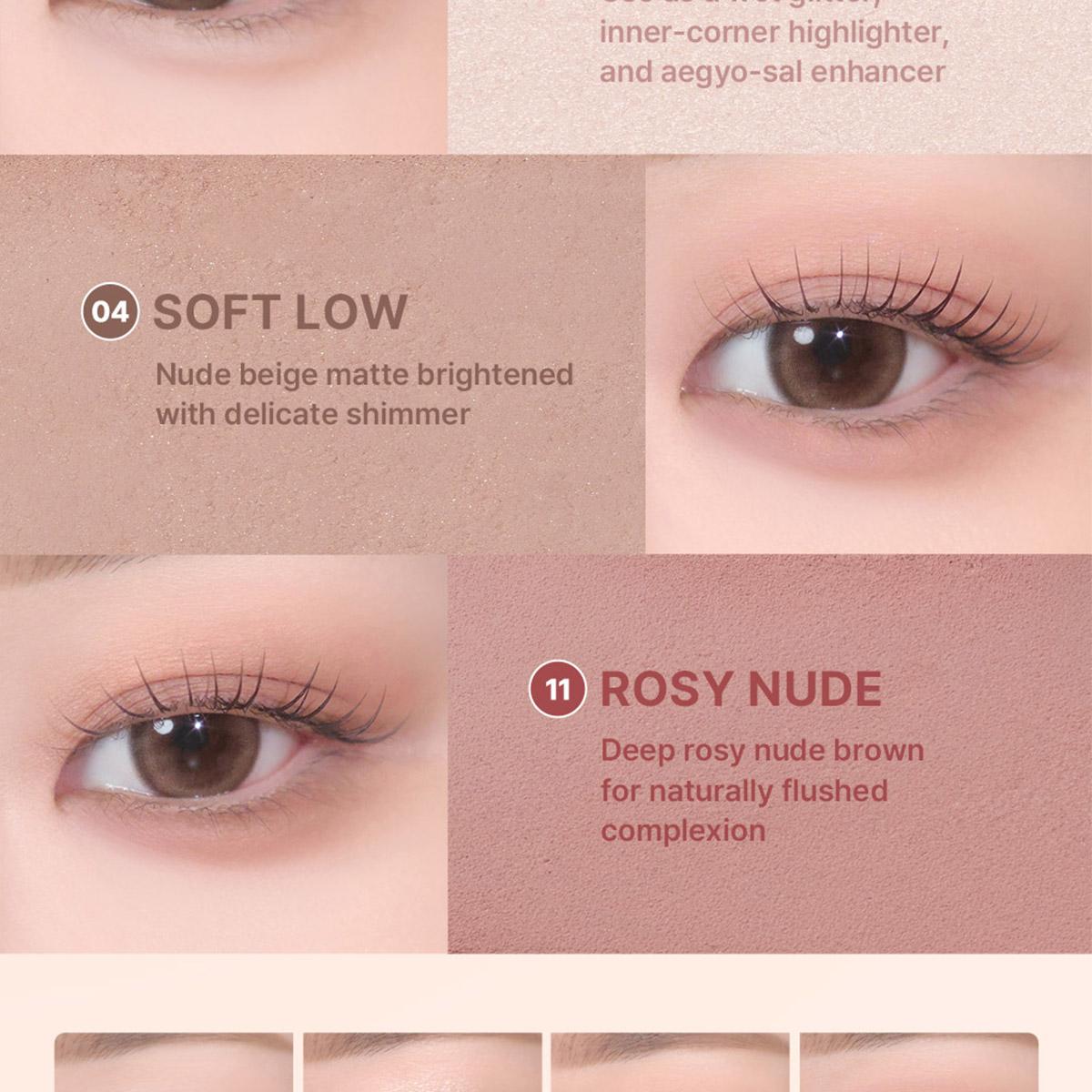 [Sanrio EDITION] WAKEMAKE Soft Blurring Eye Palette (Set/Single) (26 Options)