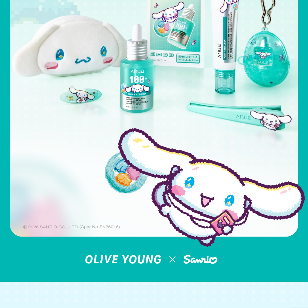 [Sanrio EDITION] Anua PDRN Hyaluronic Capsule 100 Serum 30ml+30ml (2 Options)