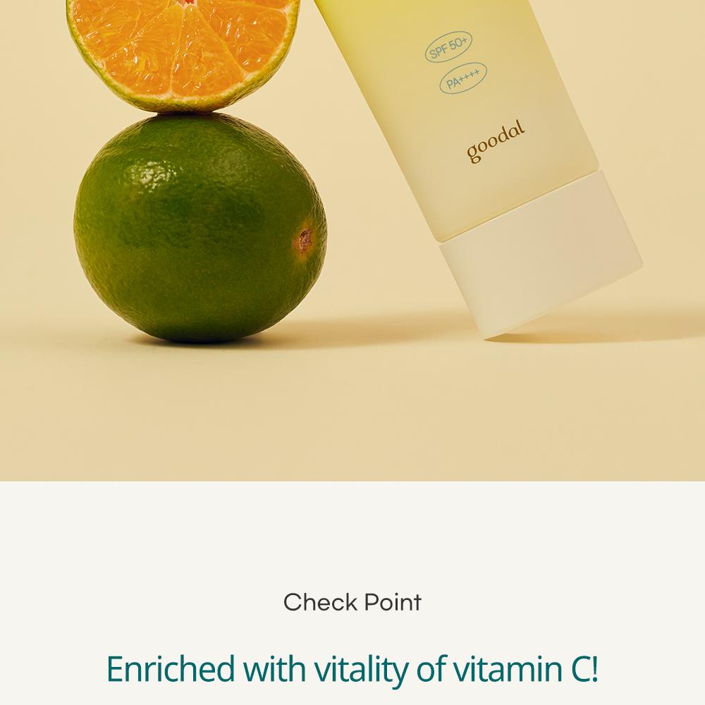 goodal Green Tangerine Vita C Dark Spot Care Tone Up Cream