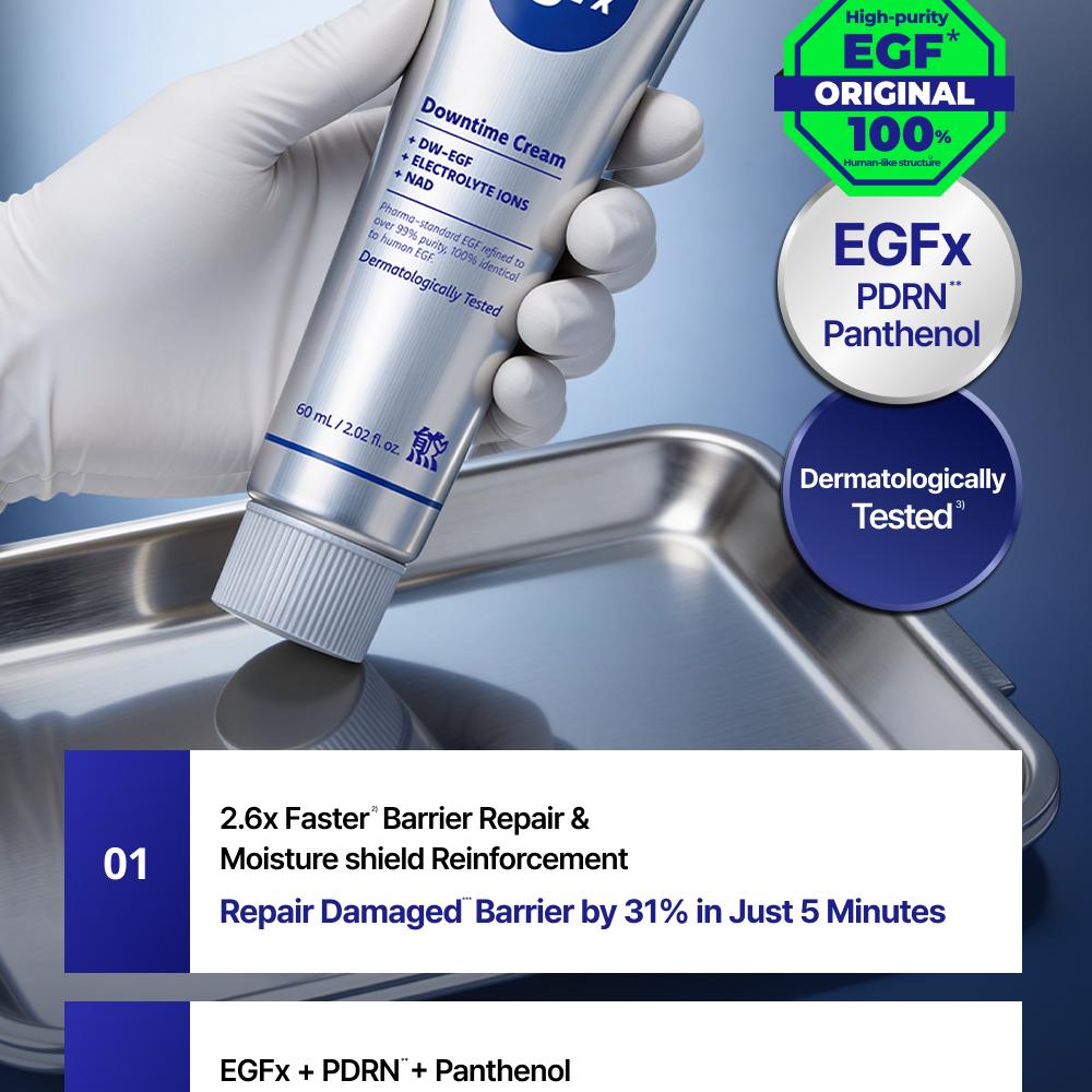 easydew EGFx Downtime Cream 60ml Set (+Oint Gel 5ml) | OLIVE YOUNG