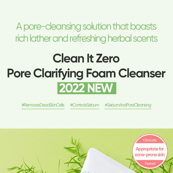 BANILA CO Clean It Zero Pore Clarifying Foam Cleanser 150mL 1+1