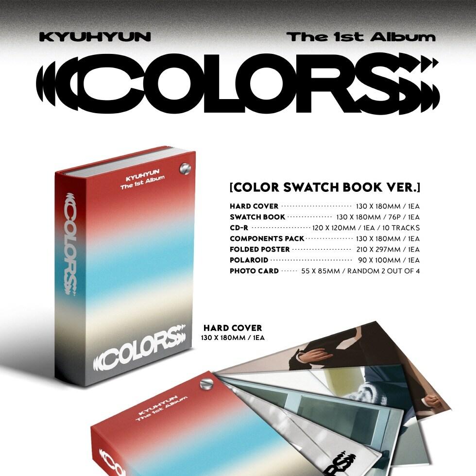 KYUHYUN - 1ST ALBUM [COLORS] (COLOR SWATCH BOOK VER.) | OLIVE