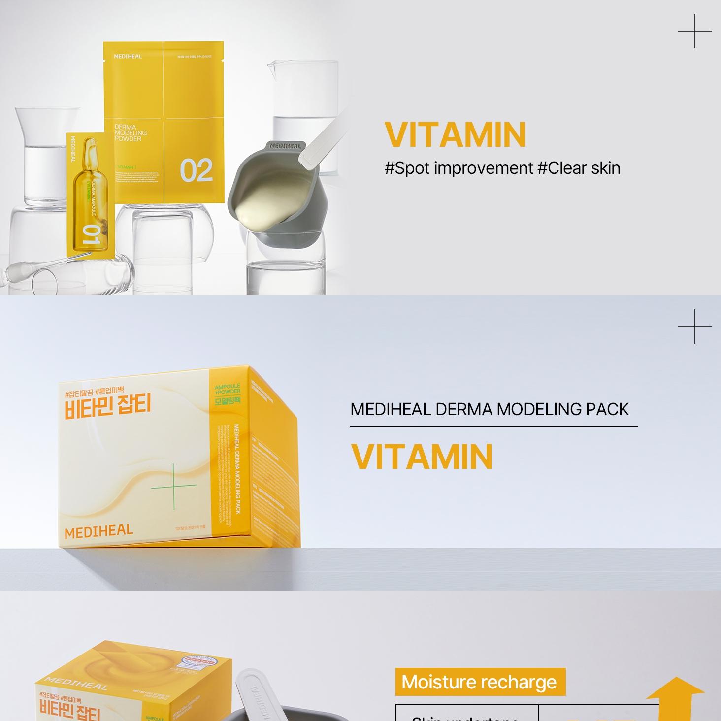 MEDIHEAL ダーマモデリングパック28g [ビタミン、くすみ