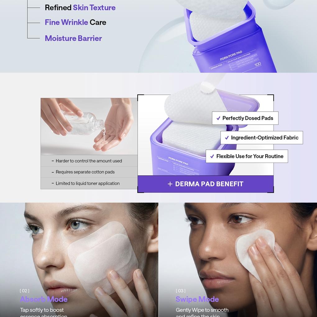 MEDIHEAL トナーパッド ダブル企画 (100枚/90枚)(全7種) | OLIVE YOUNG