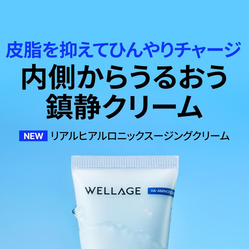 WELLAGE Real Hyaluronic Soothing Cream 80ml | OLIVE YOUNG Global