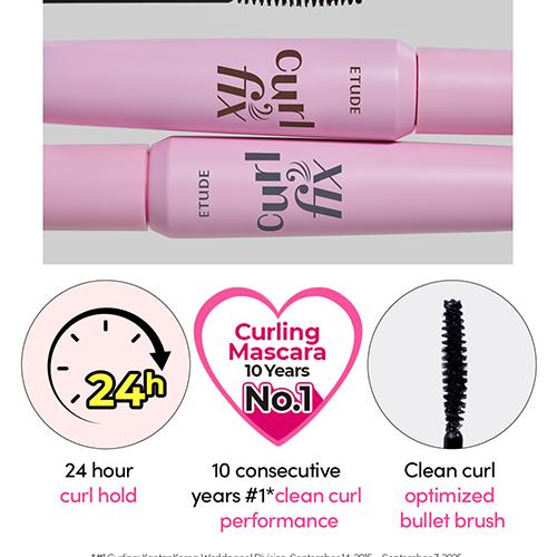 ETUDE Curl Fix Mascara 1+1 Set (5 Options)