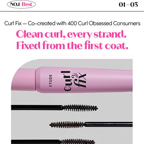 ETUDE Curl Fix Mascara 1+1 Set (5 Options)
