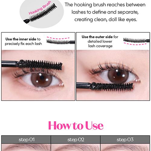 ETUDE Curl Fix Mascara 1+1 Set (5 Options)
