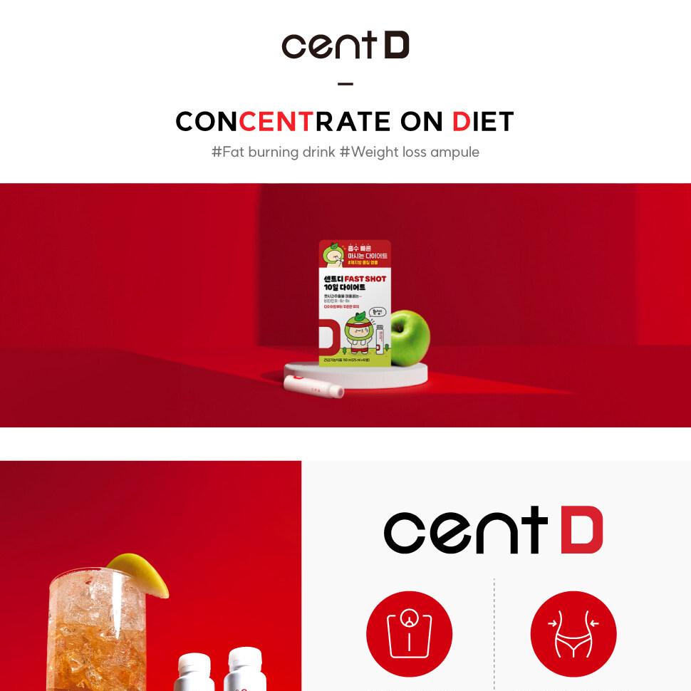 CENT Cent D Fast Shot 10-day Diet Renewal 6 Vials | OLIVE YOUNG Global