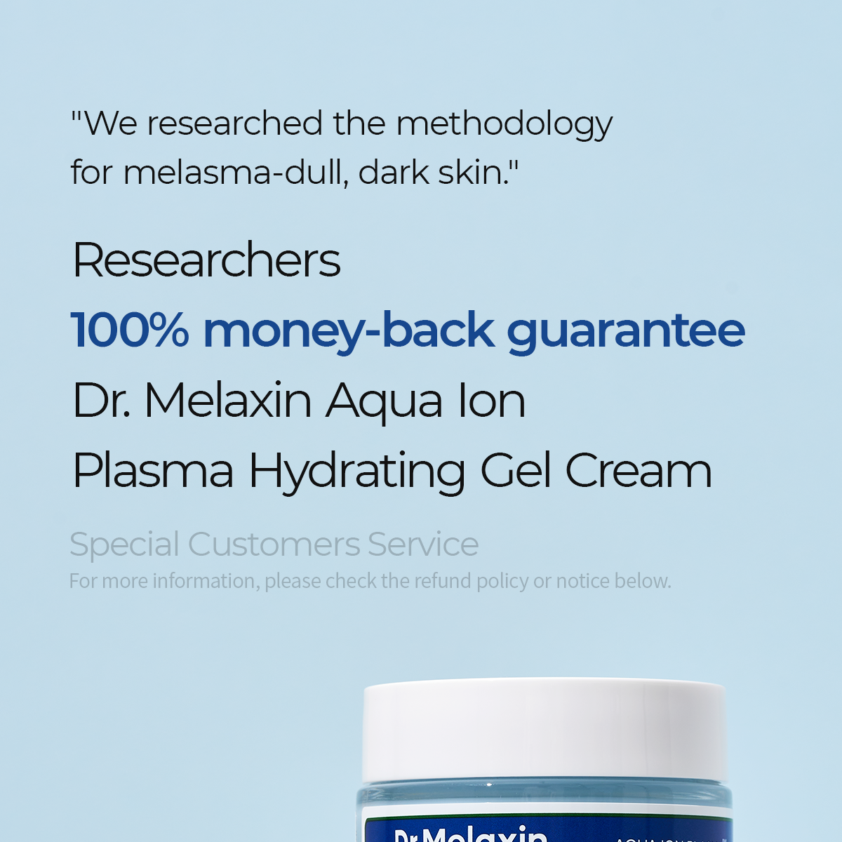 Dr. Melaxin Aqua Ion Plasma Hydrating Gel Cream 50mL | OLIVE YOUNG