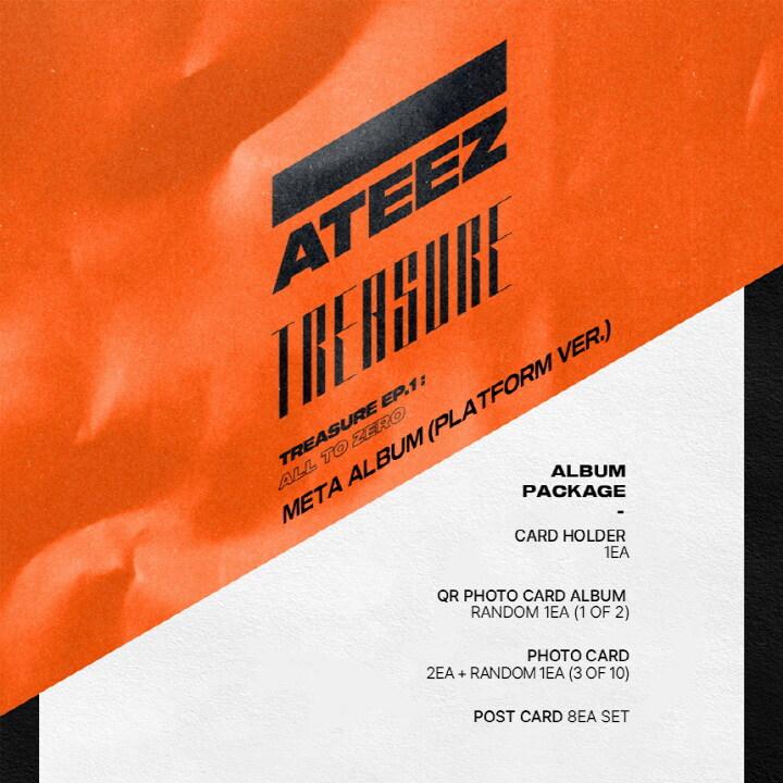 アイドル ateez treasure olive young treasure ATEEZ - TREASURE EP.1 : ALL TO ZERO [META ALBUM] (PLATFORM